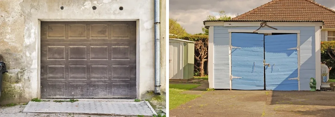 Rotten Steel Garage Door Repair in Tamarac, Florida